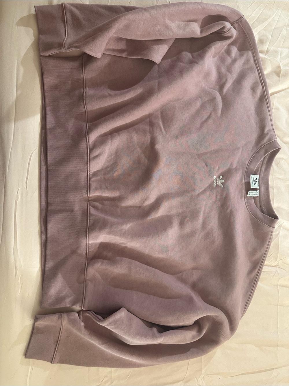 adidas Mauve Pink Trefoil Crewneck Sweatshirt